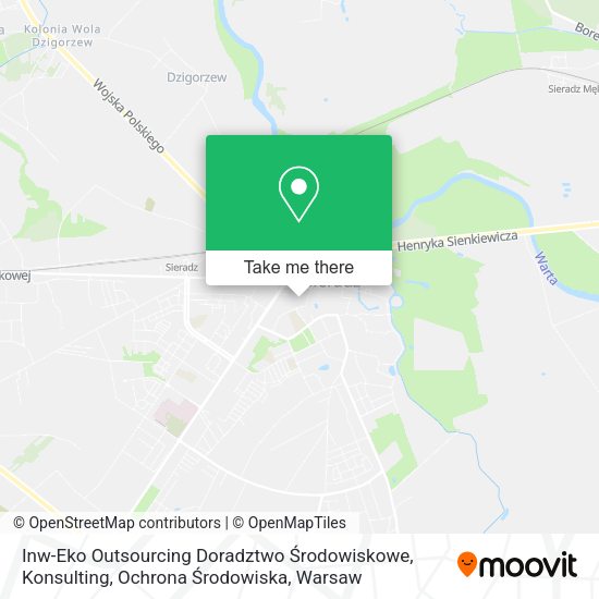 Inw-Eko Outsourcing Doradztwo Środowiskowe, Konsulting, Ochrona Środowiska map