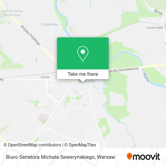 Карта Biuro Senatora Michala Sewerynskiego