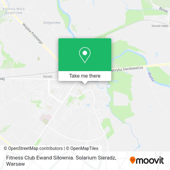 Fitness Club Ewand Siłownia. Solarium Sieradz map