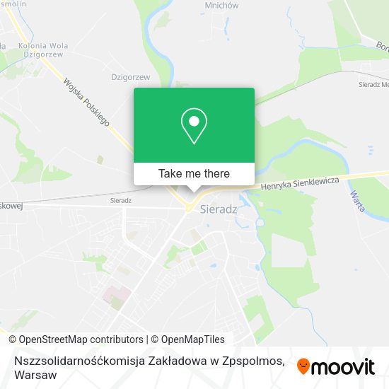 Nszzsolidarnośćkomisja Zakładowa w Zpspolmos map