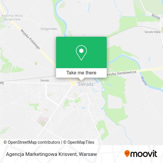 Agencja Marketingowa Krisvent map