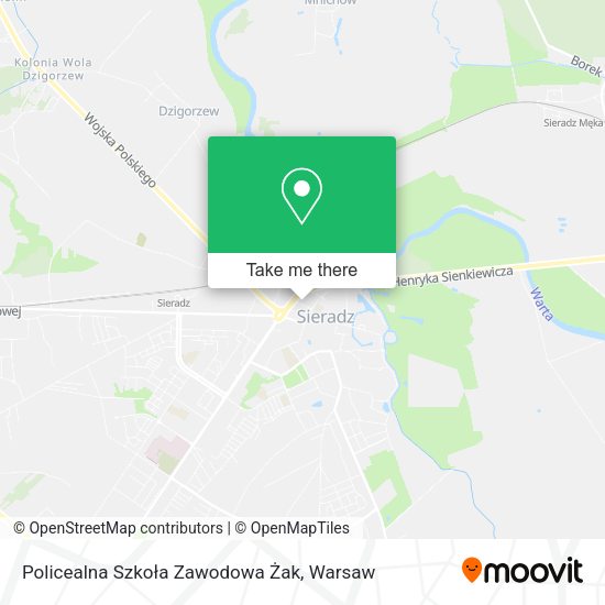 Policealna Szkoła Zawodowa Żak map