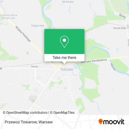 Карта Przewoz Towarow