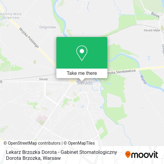 Lekarz Brzozka Dorota - Gabinet Stomatologiczny Dorota Brzozka map