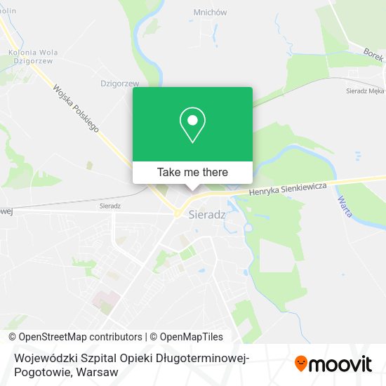 Wojewódzki Szpital Opieki Długoterminowej-Pogotowie map