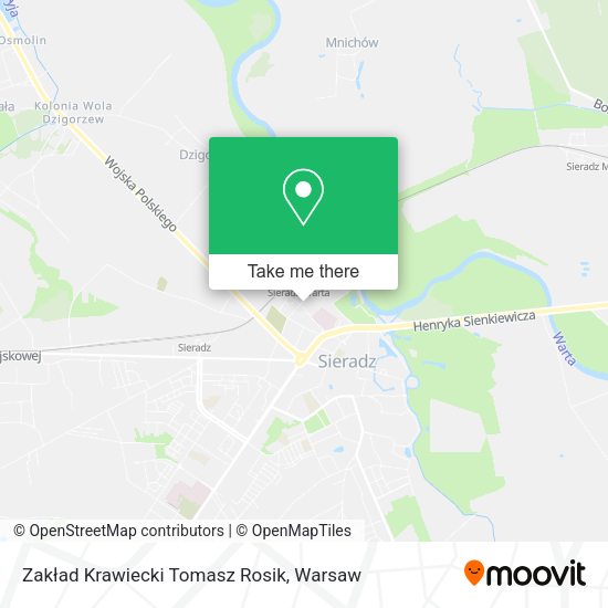 Zakład Krawiecki Tomasz Rosik map