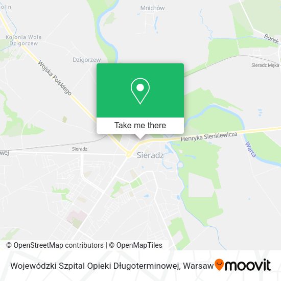 Wojewódzki Szpital Opieki Długoterminowej map