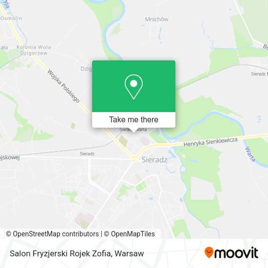 Salon Fryzjerski Rojek Zofia map