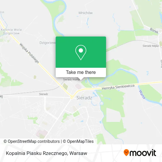 Карта Kopalnia Piasku Rzecznego