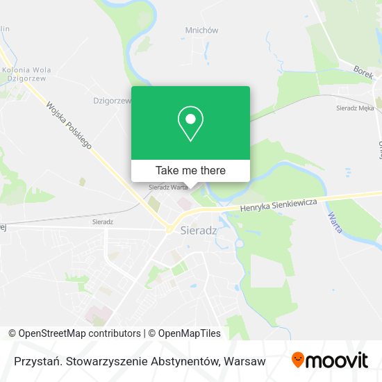 Przystań. Stowarzyszenie Abstynentów map