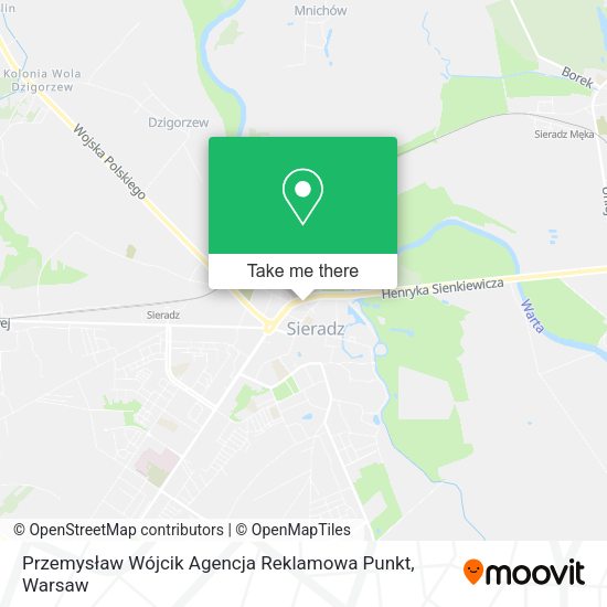 Przemysław Wójcik Agencja Reklamowa Punkt map