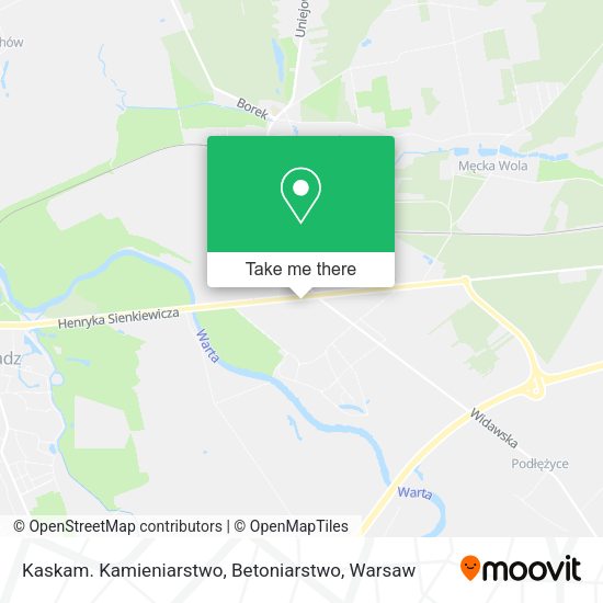 Kaskam. Kamieniarstwo, Betoniarstwo map