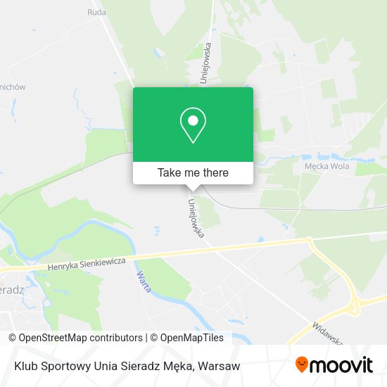 Klub Sportowy Unia Sieradz Męka map