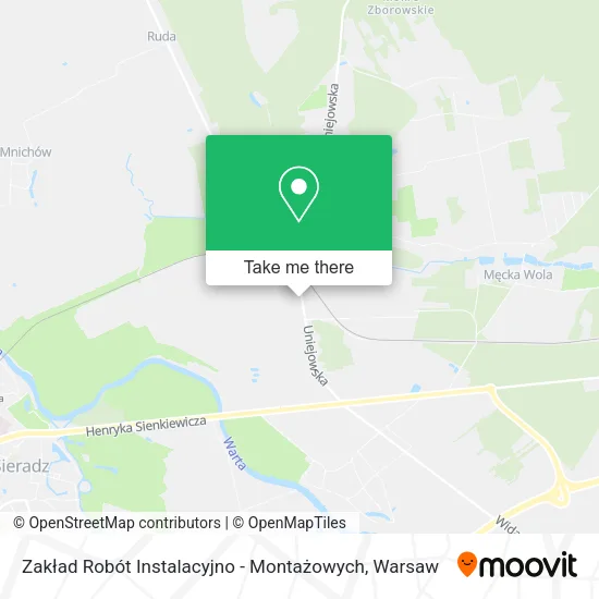 Карта Zakład Robót Instalacyjno - Montażowych