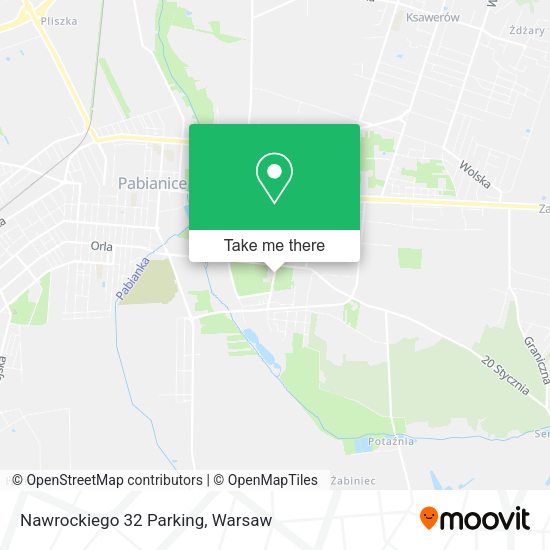 Nawrockiego 32 Parking map