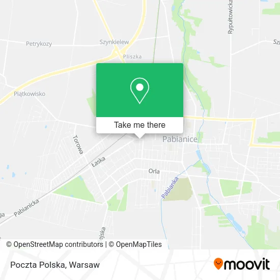 Карта Poczta Polska