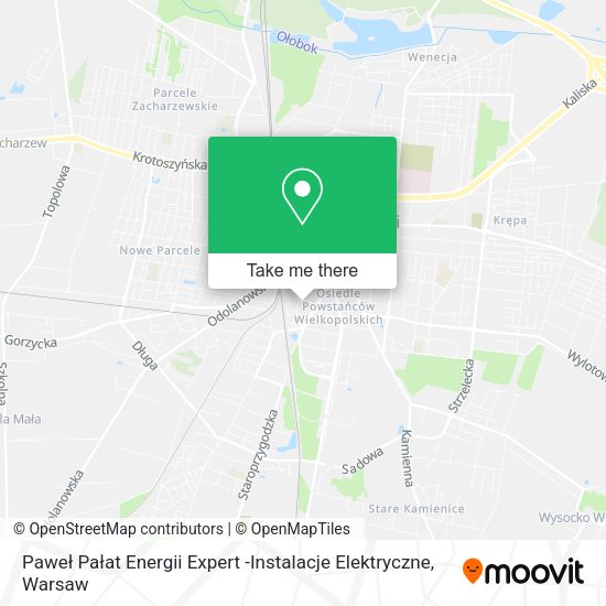 Paweł Pałat Energii Expert -Instalacje Elektryczne map