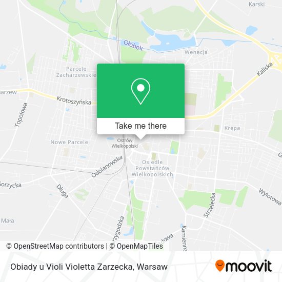 Obiady u Violi Violetta Zarzecka map