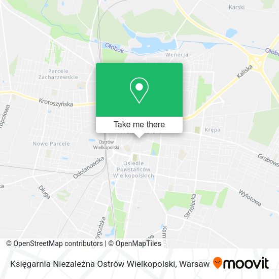 Księgarnia Niezależna Ostrów Wielkopolski map