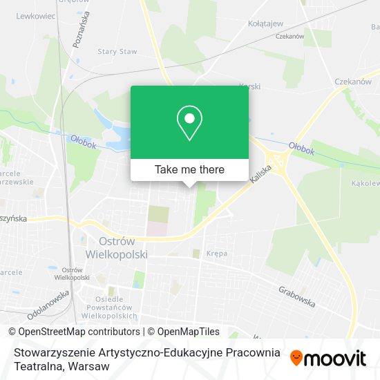 Stowarzyszenie Artystyczno-Edukacyjne Pracownia Teatralna map