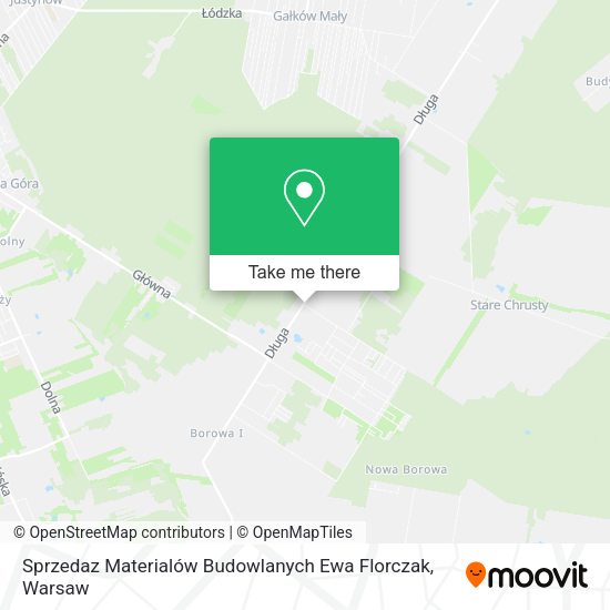 Sprzedaz Materialów Budowlanych Ewa Florczak map