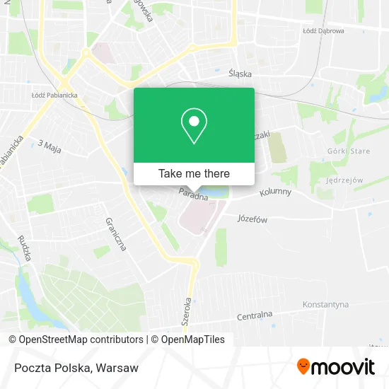 Карта Poczta Polska