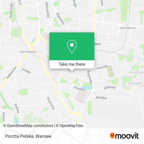 Карта Poczta Polska