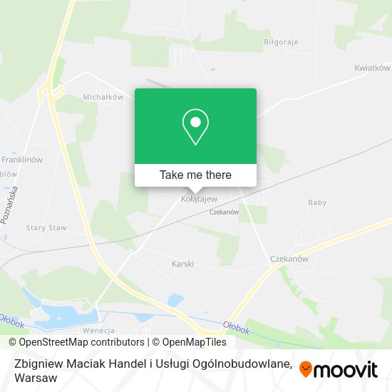 Zbigniew Maciak Handel i Usługi Ogólnobudowlane map