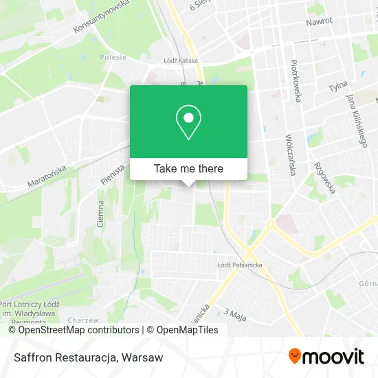 Saffron Restauracja map