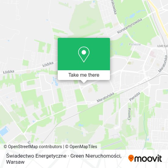 Карта Świadectwo Energetyczne - Green Nieruchomości