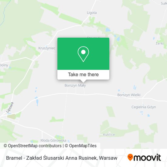 Bramel - Zakład Ślusarski Anna Rusinek map