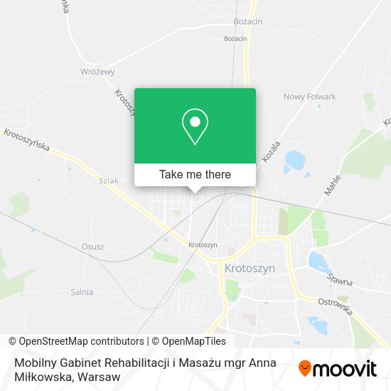 Mobilny Gabinet Rehabilitacji i Masażu mgr Anna Miłkowska map