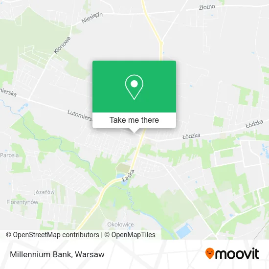 Millennium Bank map