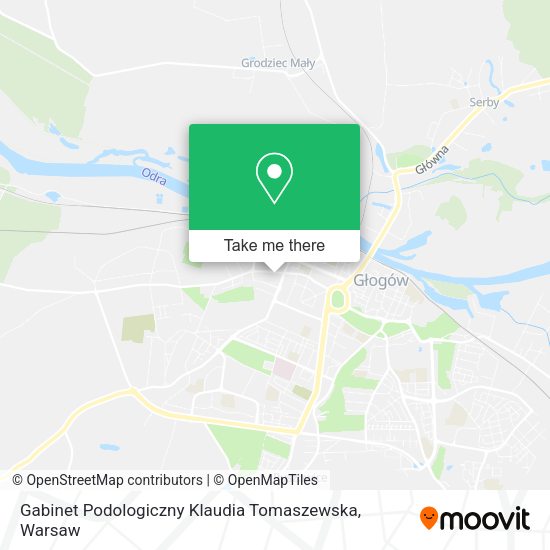 Gabinet Podologiczny Klaudia Tomaszewska map