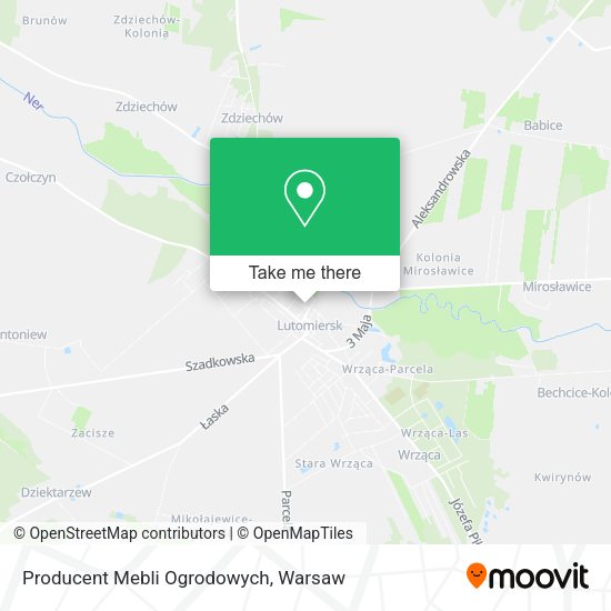 Producent Mebli Ogrodowych map