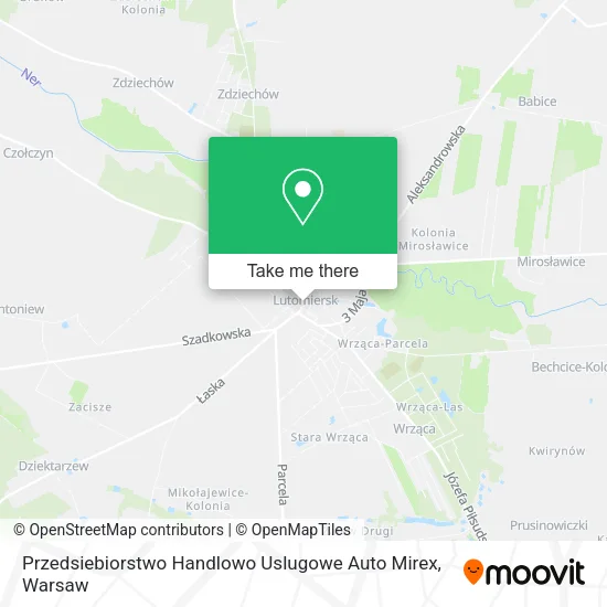 Карта Przedsiebiorstwo Handlowo Uslugowe Auto Mirex