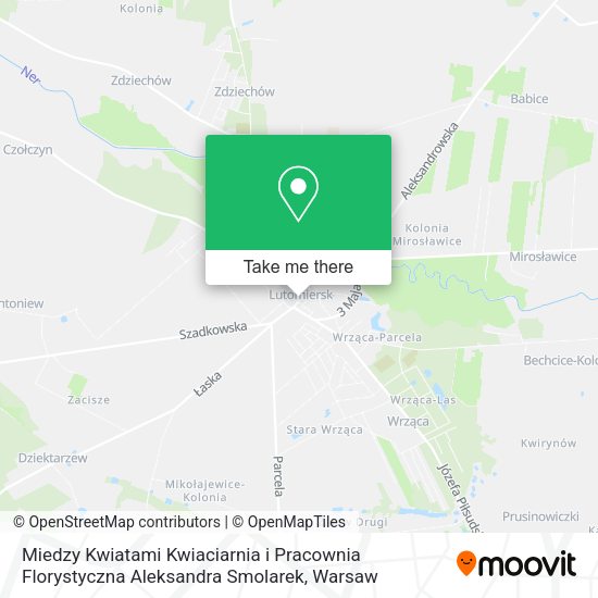 Miedzy Kwiatami Kwiaciarnia i Pracownia Florystyczna Aleksandra Smolarek map