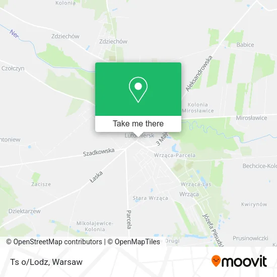 Карта Ts o/Lodz