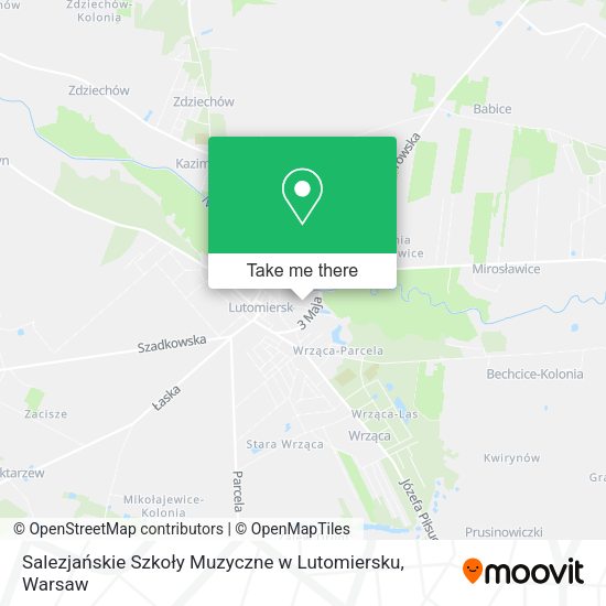 Salezjańskie Szkoły Muzyczne w Lutomiersku map