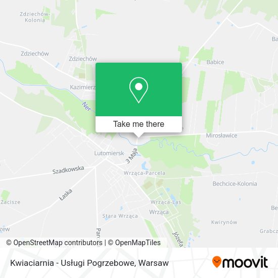 Kwiaciarnia - Usługi Pogrzebowe map