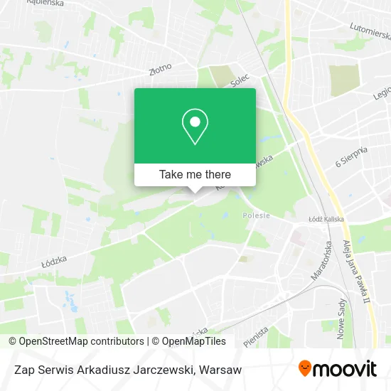 Карта Zap Serwis Arkadiusz Jarczewski