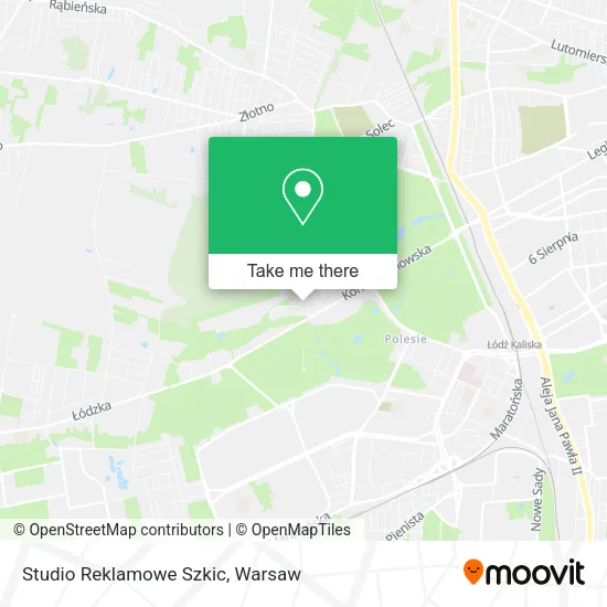 Карта Studio Reklamowe Szkic