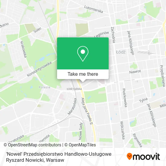 Карта 'Nowel' Przedsiębiorstwo Handlowo-Usługowe Ryszard Nowicki