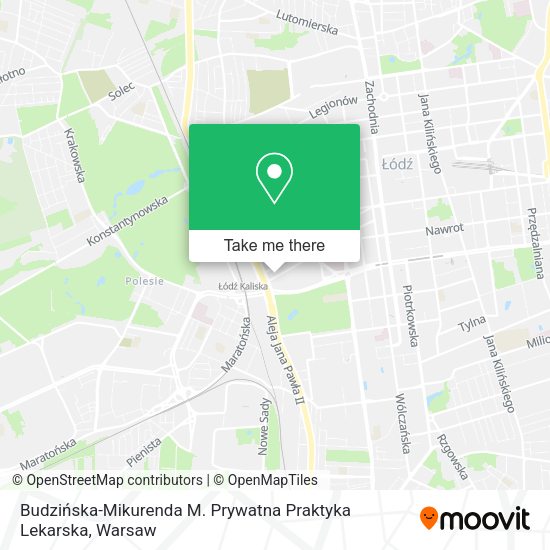 Budzińska-Mikurenda M. Prywatna Praktyka Lekarska map