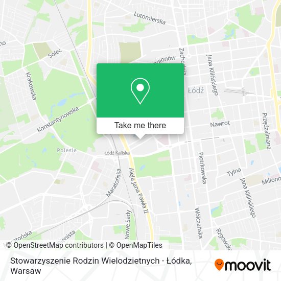 Карта Stowarzyszenie Rodzin Wielodzietnych - Łódka