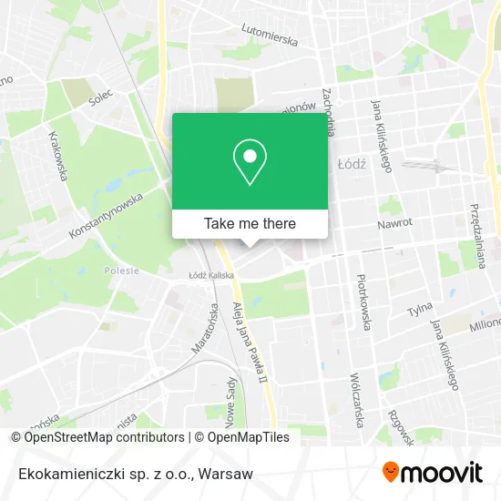 Карта Ekokamieniczki sp. z o.o.