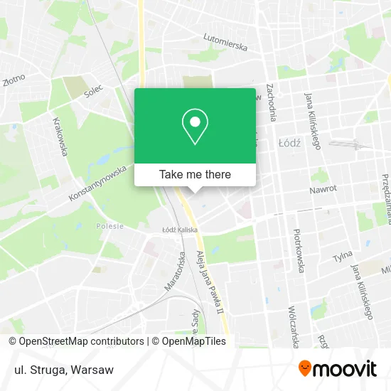 Карта ul. Struga