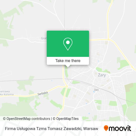 Firma Usługowa Tzms Tomasz Zawadzki map