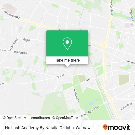 No Lash Academy By Natalia Ozdoba map