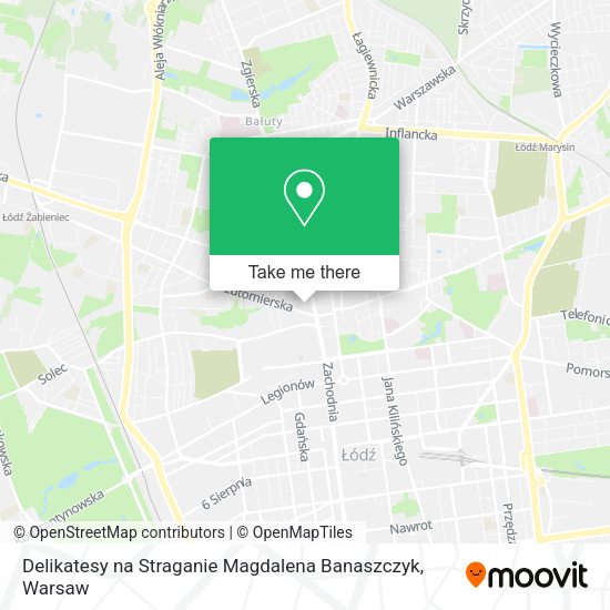 Delikatesy na Straganie Magdalena Banaszczyk map